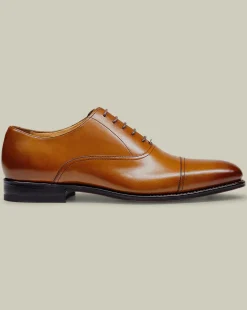 Hot Charles Tyrwhitt Leather Oxford Shoes - Tan