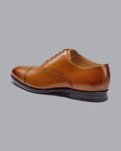 Hot Charles Tyrwhitt Leather Oxford Shoes - Tan