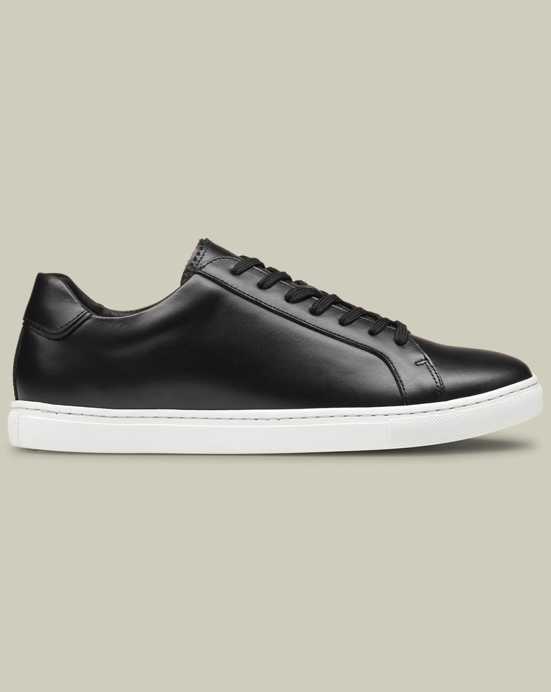 Clearance Charles Tyrwhitt Leather Sneakers - Black