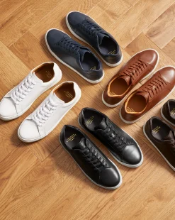 Clearance Charles Tyrwhitt Leather Sneakers - Black
