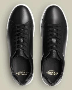 Clearance Charles Tyrwhitt Leather Sneakers - Black