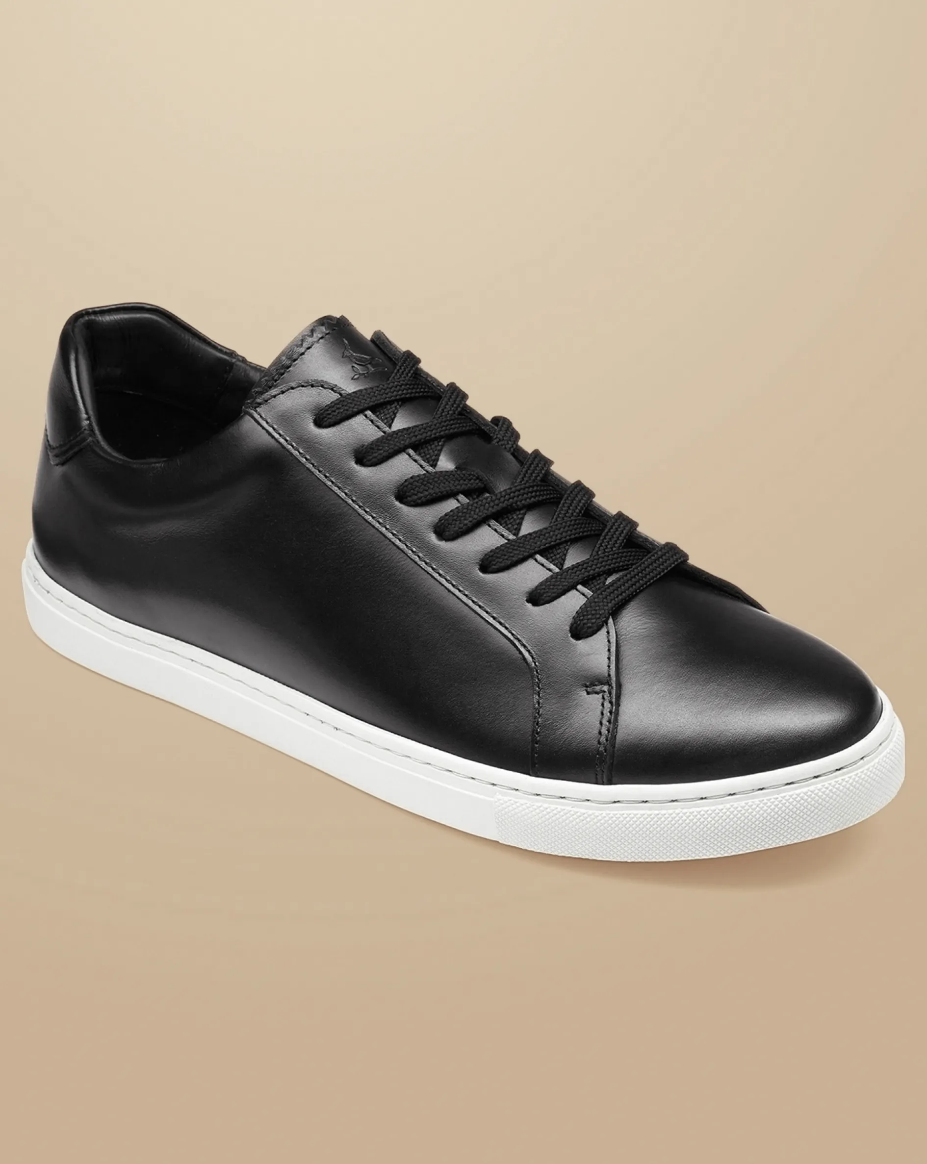 Clearance Charles Tyrwhitt Leather Sneakers - Black