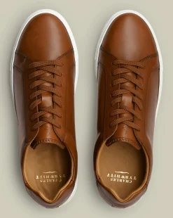 Best Charles Tyrwhitt Leather Sneakers - Dark Tan