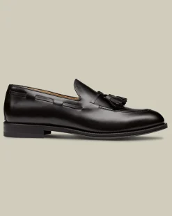 Sale Charles Tyrwhitt Leather Tassel Loafers - Black