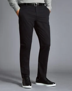 Store Charles Tyrwhitt Lightweight Pants - Black
