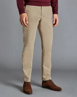 Outlet Charles Tyrwhitt Lightweight Pants - Oatmeal