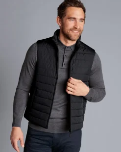 Store Charles Tyrwhitt Lightweight Vest - Black