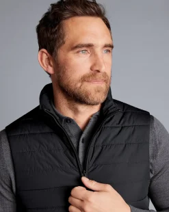 Store Charles Tyrwhitt Lightweight Vest - Black