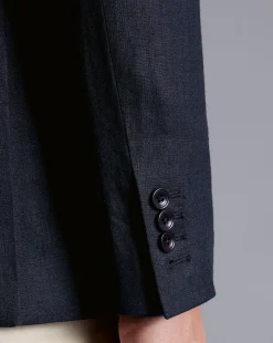 Cheap Charles Tyrwhitt Linen Jacket - Dark Navy