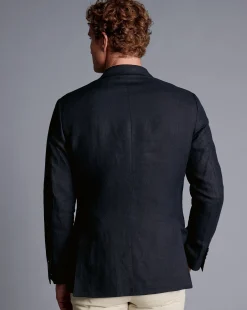 Cheap Charles Tyrwhitt Linen Jacket - Dark Navy