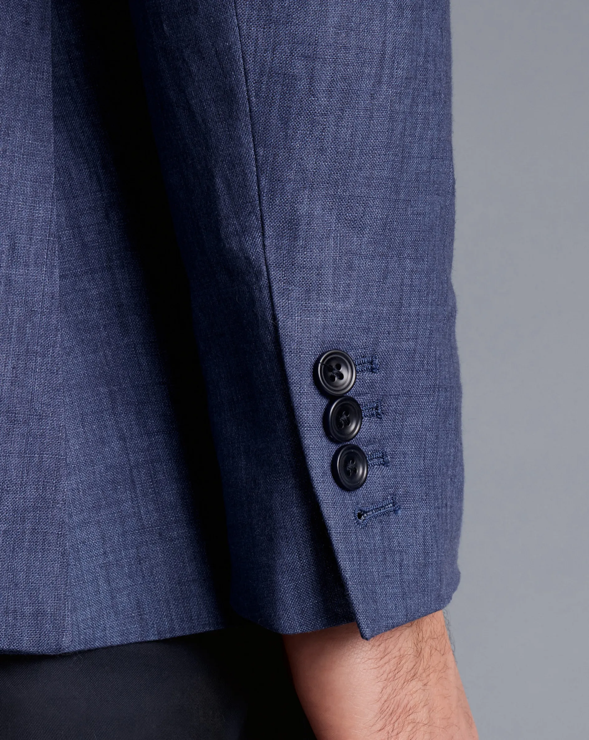 Best Sale Charles Tyrwhitt Linen Jacket - Ocean Blue