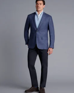 Best Sale Charles Tyrwhitt Linen Jacket - Ocean Blue
