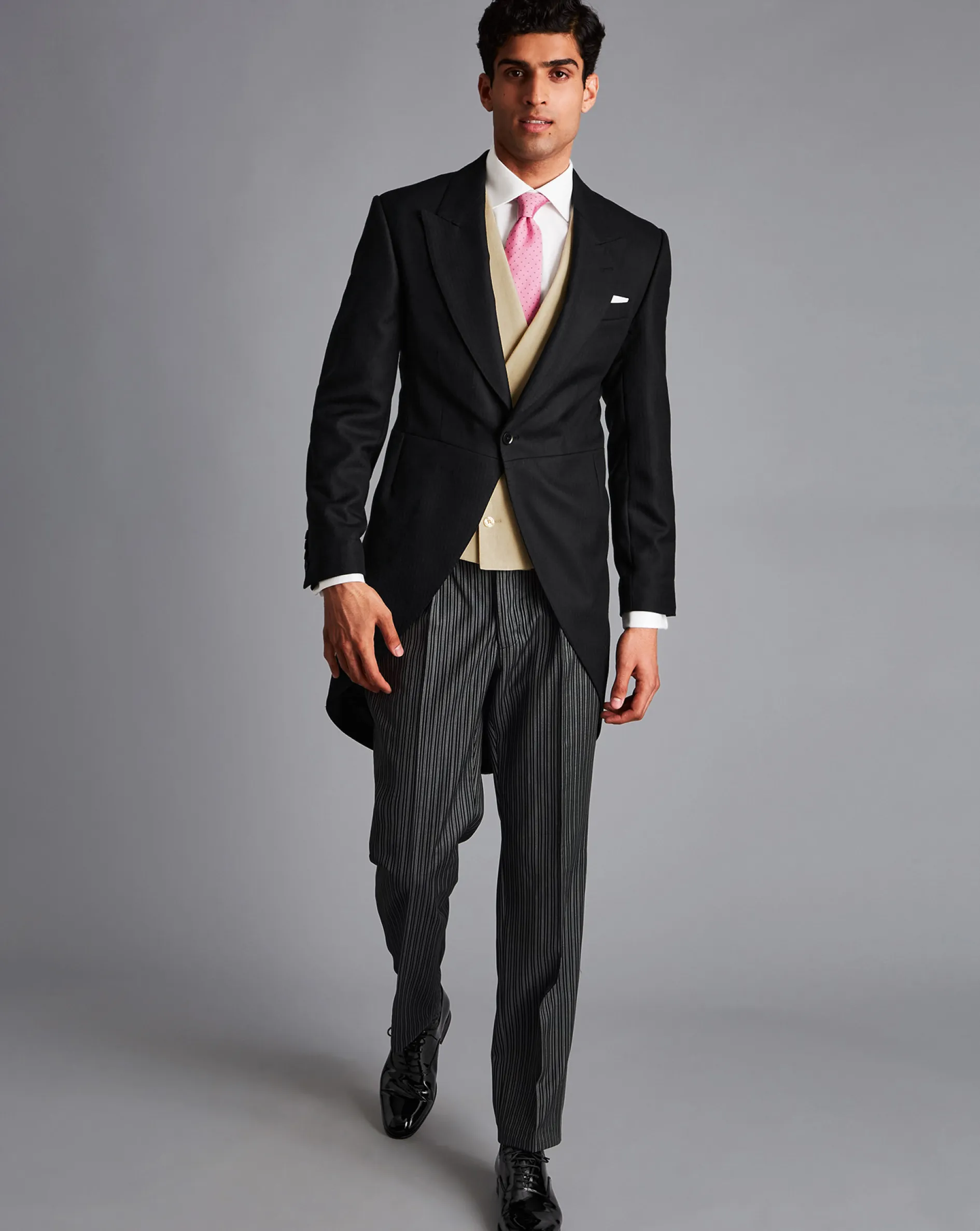 Online Charles Tyrwhitt Linen Morning Suit Vest - Buff