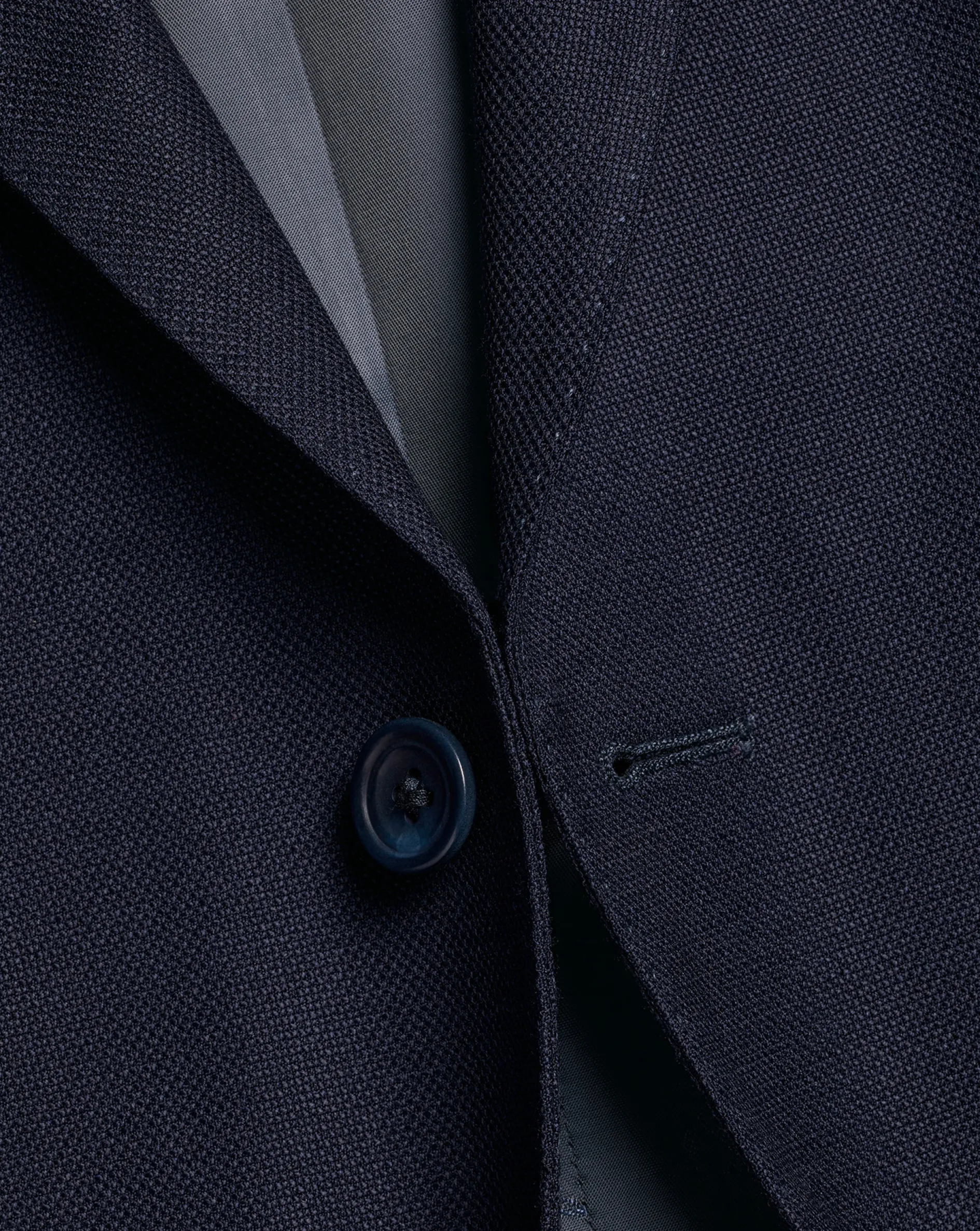 Cheap Charles Tyrwhitt Luxury Italian Hopsack Jacket - Navy