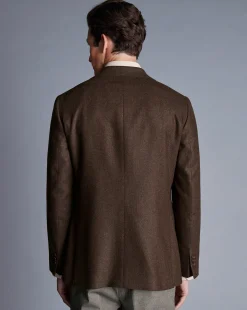 Best Charles Tyrwhitt Luxury Italian Twill Jacket - Toffee