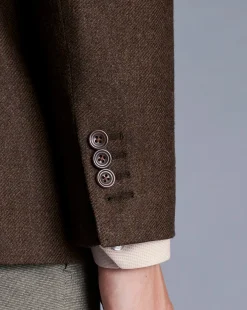 Best Charles Tyrwhitt Luxury Italian Twill Jacket - Toffee