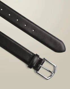 Flash Sale Charles Tyrwhitt Made in England Leather Formal Belt - Black