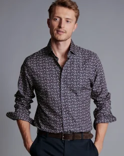 Sale Charles Tyrwhitt Made With Liberty Fabric Floral Print Semi-Spread Collar Shirt - Pink