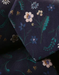 Discount Charles Tyrwhitt Made With Liberty Fabric Large Floral Print Cotton Tie - Navy
