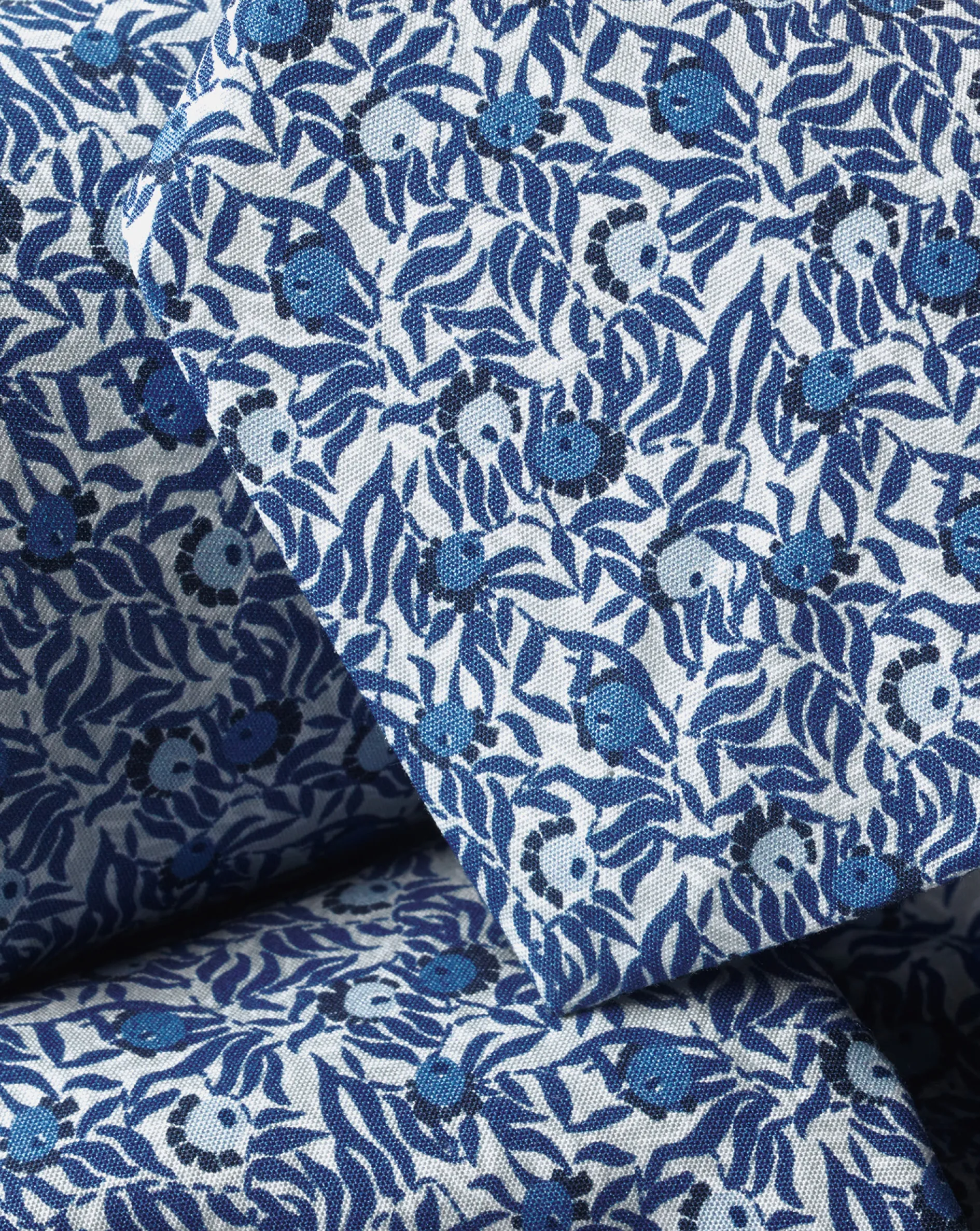 Sale Charles Tyrwhitt Made With Liberty Fabric Berry Print Cotton Tie - Blue Indigo