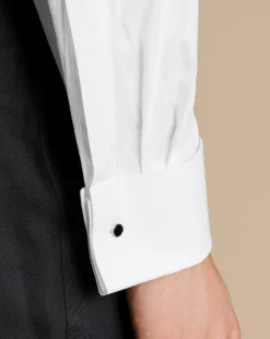 Sale Charles Tyrwhitt Marcella Bib Tuxedo Shirt - White
