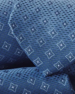 Hot Charles Tyrwhitt Medallion Pattern Silk Tie - Cornflower Blue