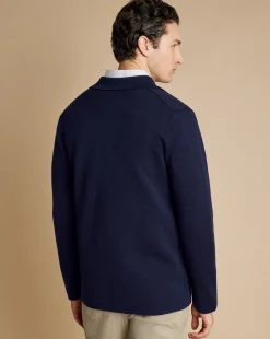 Online Charles Tyrwhitt Merino Blazer - Navy