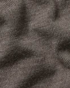 Cheap Charles Tyrwhitt Merino Crew Neck Sweater - Mocha