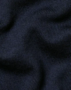 Store Charles Tyrwhitt Merino Polo Sweater - Navy
