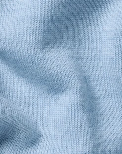 Best Charles Tyrwhitt Merino Quarter Zip Sweater - Blue Sky