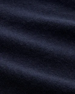 Cheap Charles Tyrwhitt Merino Quarter Zip Sweater - Navy