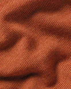 Best Sale Charles Tyrwhitt Merino Quarter Zip Sweater - Orange