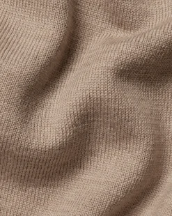 Discount Charles Tyrwhitt Merino Quarter Zip Sweater - Oatmeal