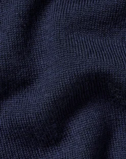 Hot Charles Tyrwhitt Merino Turtleneck Sweater - Navy