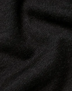 Discount Charles Tyrwhitt Merino V-Neck Sweater - Grey Charcoal