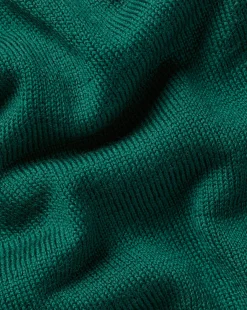 Outlet Charles Tyrwhitt Merino V-Neck Sweater - Green
