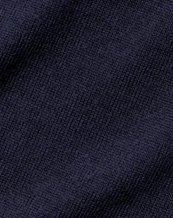 Store Charles Tyrwhitt Merino V-Neck Sweater - Navy