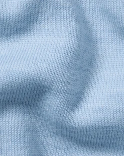 Fashion Charles Tyrwhitt Merino V-Neck Sweater - Blue Sky