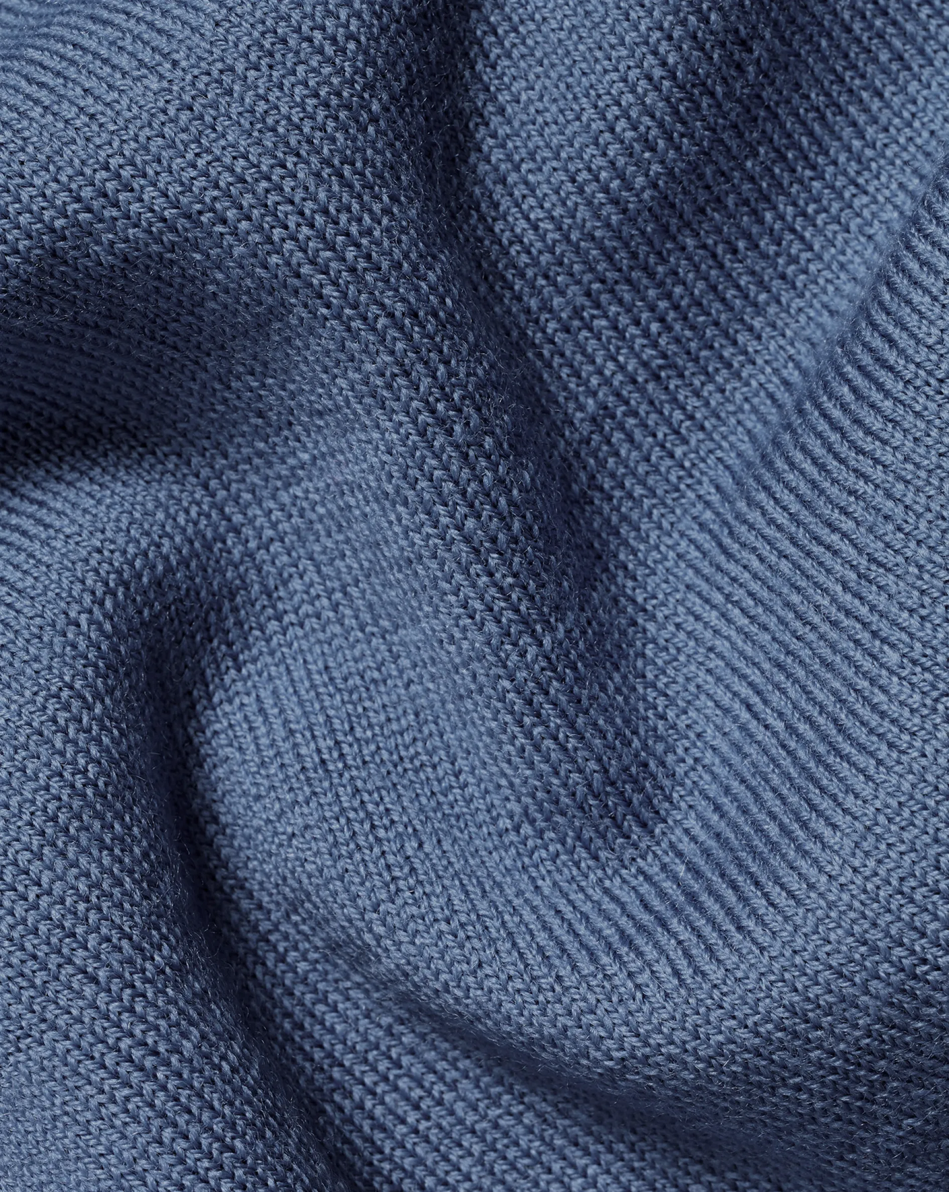Sale Charles Tyrwhitt Merino V-Neck Sweater - Steel Blue