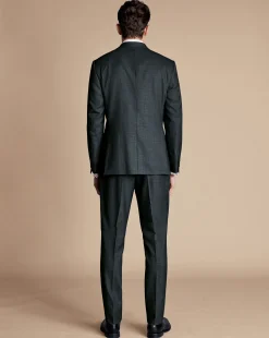 Fashion Charles Tyrwhitt Micro Check Suit Jacket - Dark Grey