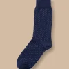 Best Sale Charles Tyrwhitt Micro Dash Socks - French Blue & White