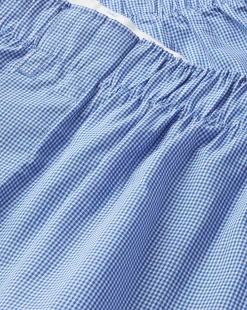 Cheap Charles Tyrwhitt Micro Grid Woven Boxers - Royal Blue