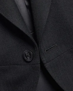 Sale Charles Tyrwhitt Morning Suit Tail Coat - Black Herringbone