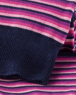 Store Charles Tyrwhitt Multi Block Stripe Socks - Dark Pink