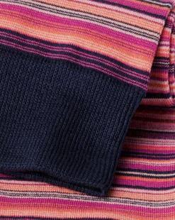 Hot Charles Tyrwhitt Multi Fine Stripe Socks - Bright Pink