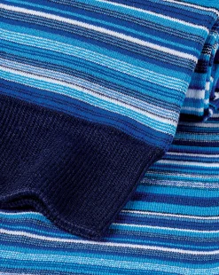 Best Charles Tyrwhitt Multi Stripe Socks - Cobalt Blue