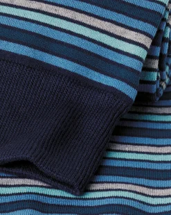 Hot Charles Tyrwhitt Multi Stripe Socks - Mid Blue