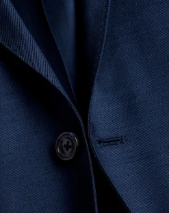 Best Charles Tyrwhitt Natural Stretch Twill Suit Jacket - Royal Blue