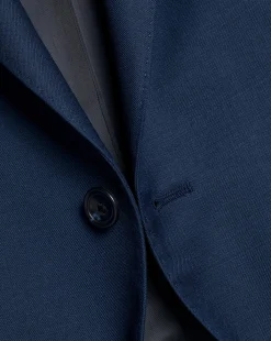 Fashion Charles Tyrwhitt Natural Stretch Twill Suit Jacket - Blue Royal