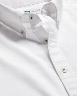Hot Charles Tyrwhitt New York Jets Button-Down Collar Washed Oxford Shirt - White